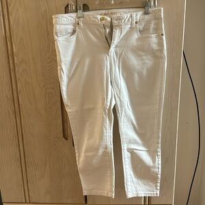 Michael Kors white capri jeans